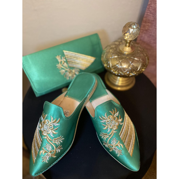Fleur Vert Royal Claire