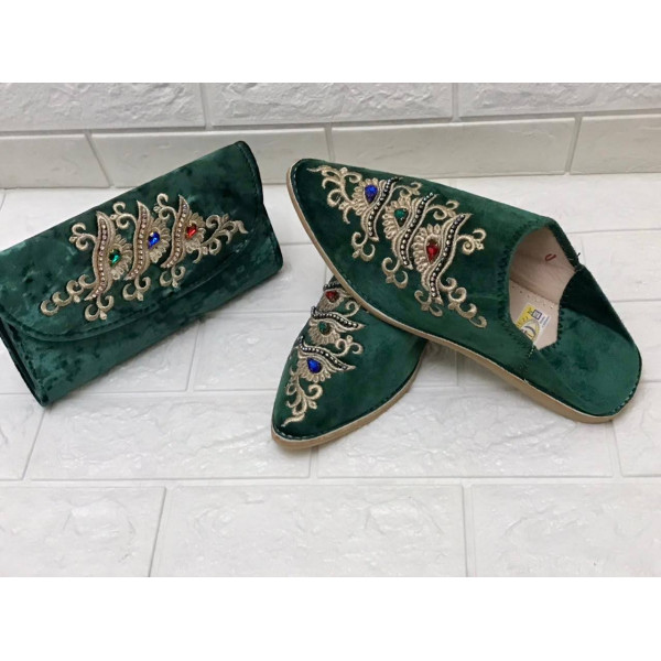 Babouche Vert Royal